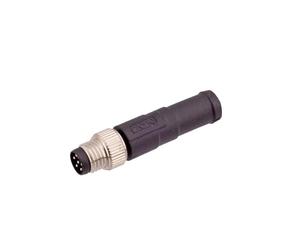 1 connecteur M8, résistance terminale 120 Ω, mâle femelle, type broche M8, 3 broches, 4 broches(PLASTIC PLUG_FMALE_1PCS_3P-A CODE)