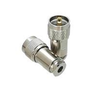 1 connecteur mâle UHF PL259 for câbles coaxiaux RF RG8, LMR400, RG5, RG6, RG8X, LMR240, RG58, RG142 et LMR195(For RG8X LMR240)