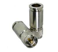 1 connecteur mâle UHF PL259 for câbles coaxiaux RF RG8, LMR400, RG5, RG6, RG8X, LMR240, RG58, RG142 et LMR195(For 9D-FB)