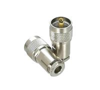 1 connecteur mâle UHF PL259 for câbles coaxiaux RF RG8, LMR400, RG5, RG6, RG8X, LMR240, RG58, RG142 et LMR195(For RG5 RG6)