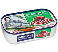 1 Conserve Sardines à l'Huile Végétale Piquante Ramirez 125 g