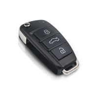 1 Coque De Clé De Voiture 3 Boutons Pliable pour A6 A4 A6 pour Quattro 2006-2011 Q7 2007-2010 TT 2006-2009 S6 2010