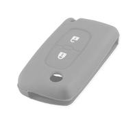 1 Coque De Protection en Silicone pour Clé De Voiture À 2/3 Boutons pour Citroen C2 C3 C4 C6 pour Peugeot 107 207 307 308 406 407 408 607(2 Buttons)