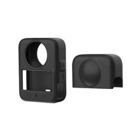 1. Coque de protection intégrale en silicone pour caméra d'action à 360° - Coque souple résistante aux chocs, accessoires de rechange pour objectif d'appareil photo