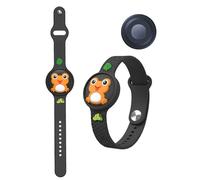 1 coque en silicone pour Motorola Moto - Tracker anti-perte - Imperméable, sangle réglable en toergy - Antichoc - Coque de suivi GPS pour enfants, robuste et durable - Noir