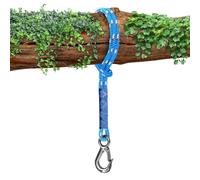 1 corde de fixation pour arbre de balançoire, 150 cm, corde de suspension avec crochets, pour extérieur, arbre, fauteuil suspendu, aire de jeux, 10 mm de diamètre