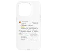 1 Corinthiens 15 51 Le mystère révélé de Paul de l'enlèvement Coque pour iPhone 15 Pro