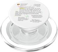 1 Corinthiens 15 51 Le mystère révélé de Paul de l'enlèvement PopSockets PopGrip pour MagSafe