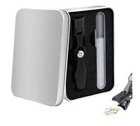 1 coupe-ongles avec attrape-ongles, coupe- anti-éclaboussures en acier inoxydable pour durs et épais, grand - professionnel pour hommes et femmes,