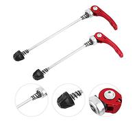 1 Couple à Libération Rapide avec Une Résistance à Haute Résistance Sket-axe Arrière pour Les Cyclistes Route en Aluminium Argent 1 Couple (Rouge)