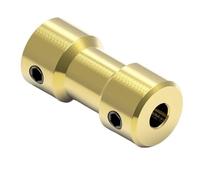 1 coupleur d'accouplement d'arbre de moteur flexible en laiton D9L20, connecteur de transmission de moteur 2 mm/2,3 mm/3 mm/3,17 mm/4 mm/5 mm/6 mm(3mm x 4mm)