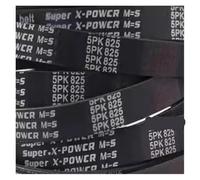 1 courroie de scie for planche à découper 5PK750/780/800/825/850/875/900, travail du bois moulée intégrée 5PK750 5PK780 5PK800 5PK825 5PK850(5PK780)