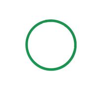 1 Courroie Transporteuse Ronde Verte Polyuréthane PU Diamètre 6Mm Longueur 205-665Mm Courroies Synchrones Cordon Mouvement D'entraînement Courroie Trapézoïdale(600mm)