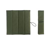 1 coussin d'assise en mousse à mémoire de forme léger en mousse à mémoire de forme pour stade, camping, tribune, avion, voyage, imperméable, coussin de siège portable, coussin de chaise Bzw617 (vert,