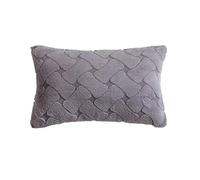 1 coussin décoratif d'automne et d'hiver en tissu pour canapé, chambre à coucher, baie vitrée (sans oreiller) (rose, 30 x 50 cm)