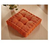 1 Coussin rembourré pour Chaise de Jardin, Chaise de Salle à Manger, Fauteuil (Orange, 40x 40 cm)