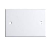 1 couvercle de boîte 503 pour cassette à 3 modules/places, couvercle de fermeture universel, vis incluses, blanc, en plastique de haute qualité