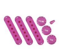 1 Couvercle de de guitare à bobine unique avec boutons de commande 1V2T, commutateurs et accessoires de Volumes de tonalité, protection de résistante rayures