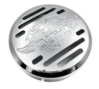 1 couvercle de klaxon de moto en ABS chromé avec motif aigle pour Kawasaki Vulcan 800 Yamaha V-Star 650 1100 Classic Silverado Custom