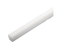 1 crémaillère POM à denture droite, module 0,5/0,8/1/1,5/3/2/2,5/4, longueur 1000 mm, pignon et engrenage en nylon, rail de guidage droit pour équipement CNC