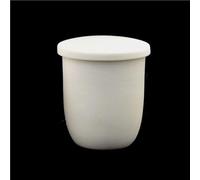 1 creuset en frêne avec couvercle - Creuset en corindon-alumine de 5 à 300 ml for la fusion industrielle et le traitement des matériaux(200ml)