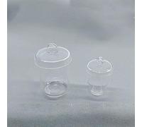 1 creuset en quartz de haute pureté - Thermostable jusqu'à 1200 ℃ avec surface intérieure lisse et transmission de la lumière élevée.(Without Lid 500ml)