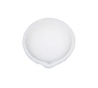 1 creuset semi-circulaire en quartz haute température (100 g à 10 000 g) for fonderie et moulage de précision.(90mm*500)