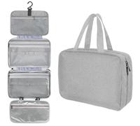 1 Crochet de Suspension Voyage Pliable et étanche for Sac à Main, Maquillage, cosmétiques, Rasoir, Rangement, Fournitures Salle Bain pour Rangement(Grey)