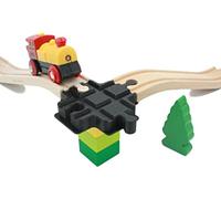 1 Croisement pour Train en Bois Compatible Brio Duplo