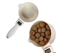 1 cuillère à mesurer numérique électronique avec écran LCD, conversion d'unité pour grammes, onces, millilitres, capacité réglable pour la cuisson, la cuisson des aliments pour animaux (1)
