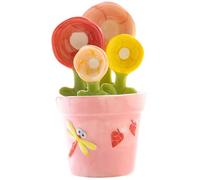 1 cuillères à fleur de fleur, cuillères à mesure de cactus en céramique placées dans un pot, un pot et une tasse décoratifs, mignon pour la cuisine la maison, style 2