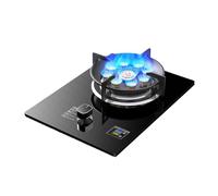 1 Cuisinière À Gaz, Brûleur En Verre Trempé Tout En Cuivre, Cuisinière De Conversion Au Gaz Naturel/gaz Liquéfié De 5,2 KW, Cuisinière À Gaz De Bureau/intégrée, Avec Protection Contre Les Flammes(LPG)