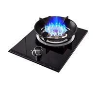 1 Cuisinière À Gaz, Brûleur Tout En Cuivre En Verre Trempé Noir De 5,2 KW, Cuisinière À Conversion Gaz Naturel/gaz Liquéfié, Avec Protection Contre L'extinction Et Réglage À Plusieurs Vitesses(LPG)