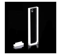 1 cuvette à quartz avec couvercle, cellule de mm(Frit sintering)