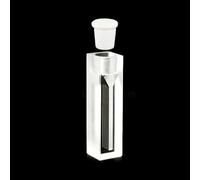 1 cuvette en quartz micro avec bouchon - Volume de 700 µl, longueur de trajet optique de 10 mm, verre de quartz de haute précision for spectrophotométrie UV-visible