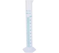 1 cylindre gradué en plastique de 100 ml - Ensemble de cylindres de mesure transparents pour expériences en laboratoire scientifique, chimie et matériel de laboratoire avec marquage précis en ml