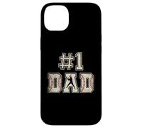 #1 Dad Funny Number One Baseball Dad from Son Fathers Day Coque pour iPhone 14 Plus