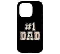 #1 Dad Funny Number One Baseball Dad from Son Fathers Day Coque pour iPhone 15 Pro