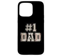 #1 Dad Funny Number One Baseball Dad from Son Fathers Day Coque pour iPhone 15 Pro Max