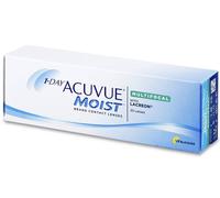 1 Day Acuvue Moist Multifocal (30 lentilles) Puissance: -5.25, BC: 8.40, Diamètre: 14.30, Addition: Low (+0.75D - +1.25D) -5.25
