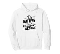 1% de Batterie « Please Don't Talk to Me » Sweat à Capuche