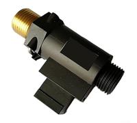 1 débitmètre d'eau en métal 86 mm de longueur avec interrupteur extérieur fileté plage de -40 à 120 °C pour chaudières et chauffages (A)