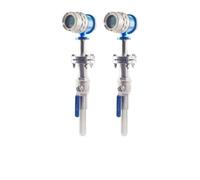 1 débitmètre électromagnétique à insertion for canalisation d'eaux usées, capteur de débit magnétique, compteur d'eau numérique à bride(DN350)