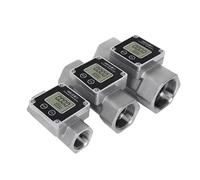 1 débitmètre électronique à turbine, débitmètre numérique for liquides(1 inch)