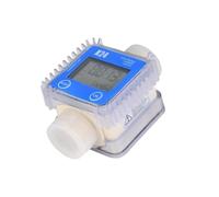 1 débitmètre électronique à turbine numérique K24, 1 pouce, for carburant diesel, avec affichage LCD, plage de mesure 10-100 L/min et filetage G1.