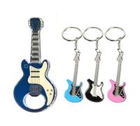 1 décapsuleur de guitare avec aimant, porte-clés en 3 parties, décapsuleur magnétique, décapsuleur de bière, aimant de réfrigérateur, décapsuleur personnalisé