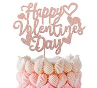 1 décoration de gâteau Love Heart Happy Valentine's Day Sweet Love Valentine's Day Cake Picks Décorations pour la Saint Valentin Amour Thème Baby Shower Enfants Anniversaire Fête Décorations de gâteau