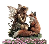 1* Décorations De Jardin À - 30x17 Cm Échelons Décoratifs En Acrylique 2D | Art De Résistant aux Intempéries Pour Ferme Chemins Patio Et Terrasse Décoration Extérieure