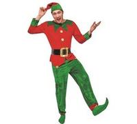 1 Déguisement complet adulte homme en lutin du père Noël taille L/XL REF/66566 multicolore