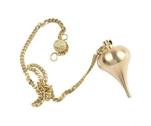 1 détecteur de métaux pour tige de divination en cuivre avec pendentif de divination pour la découverte pratique du métal et les activités spirituelles (A)